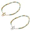 Women Necklace, Handmade Beaded Natural Gemstones Necklace, with Gold-Plated Clasp Versatile Necklace, for Daily Wear Beach Dates