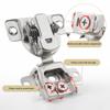 US Type Soft Close Cabinet Door Hinges Screw In Self Closing Compact Designs Furniture Hinges for Home And Office Use