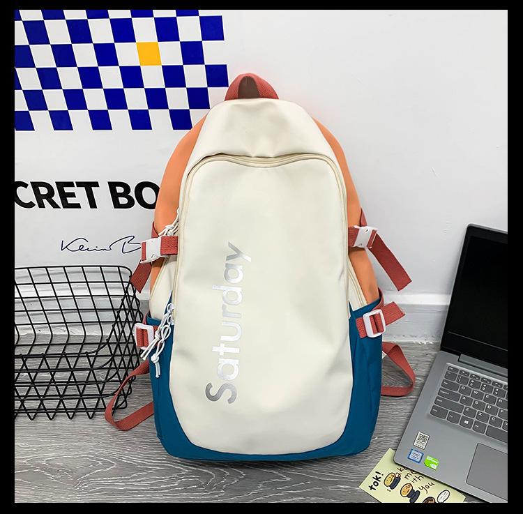 Women's Ins Style Backpack: Large Capacity, Japanese & Korean-Inspired, Perfect for Middle, High School & College Students