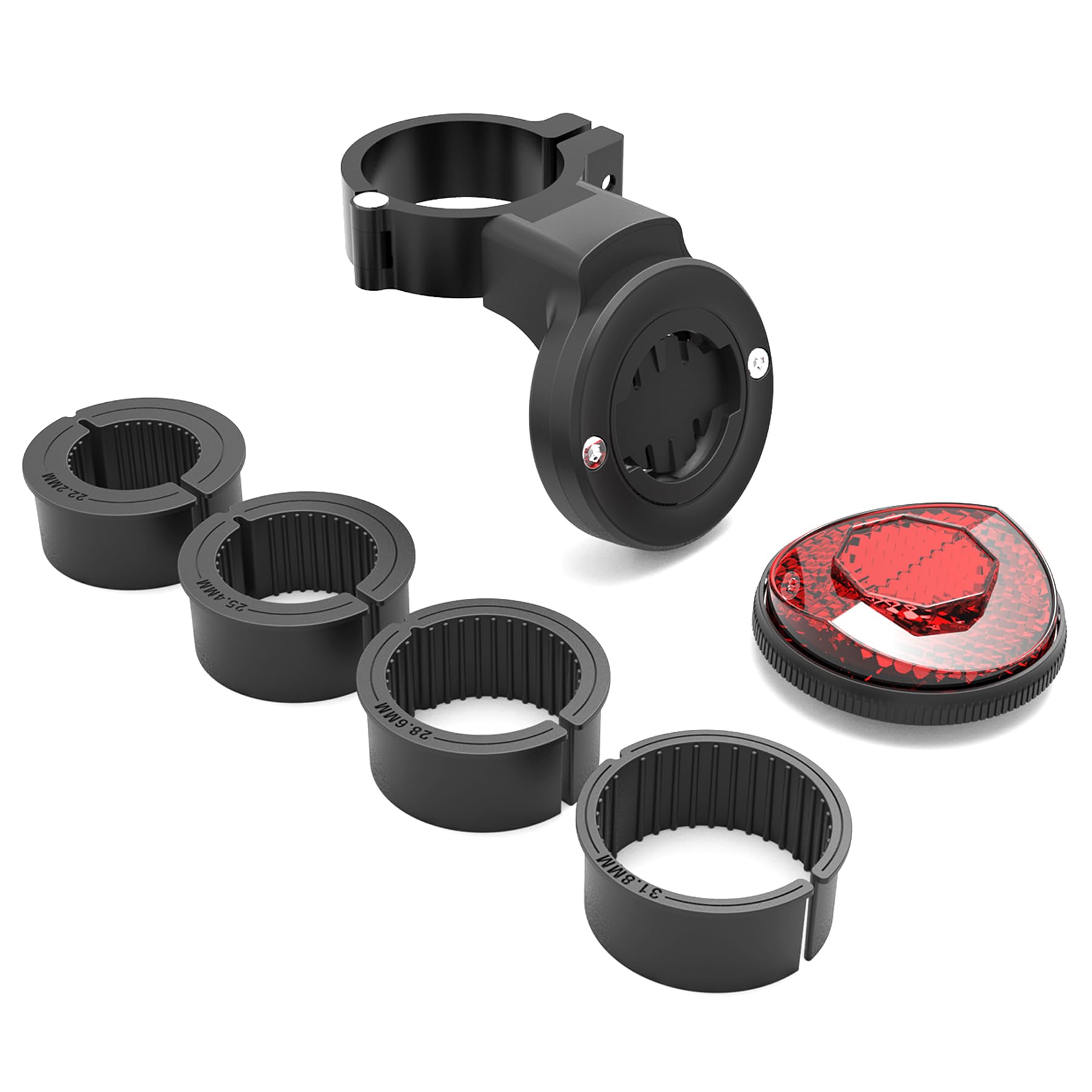 

Скрытое крепление Airtag для велосипеда, Противоугонный держатель Airtag, Держатель Airtag для велосипеда, Совместимый с задними фонарями Garmin Varia, Велосипедный светоотражатель на подседельный штырь для Airtag