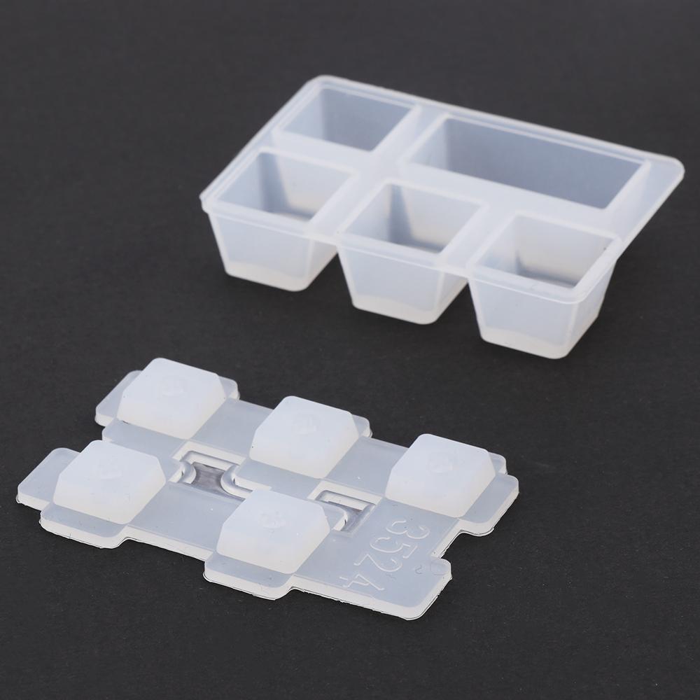 Crystal Mechanical Keyboard Silicone Mould Key Cap Resin Mold Keyboard Molds Resin Making Tools