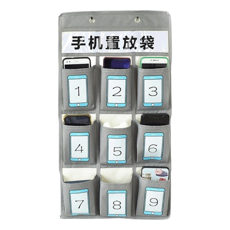 Подвесной органайзер на 9 ячеек с крючками карманами для телефона для диаграмм органайзер для хранения в классе настенный органайзер школьные принадлежности 1230₽