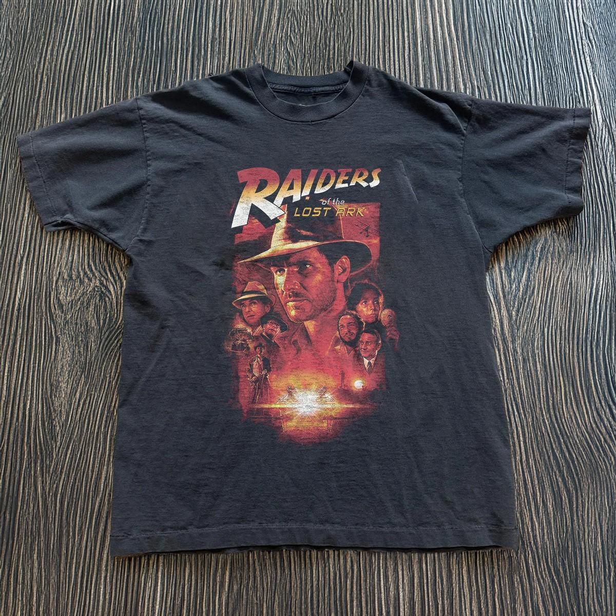 Raiders Of the Lost Ark Unisex Black T-shirt Size S-5XL XXXXL