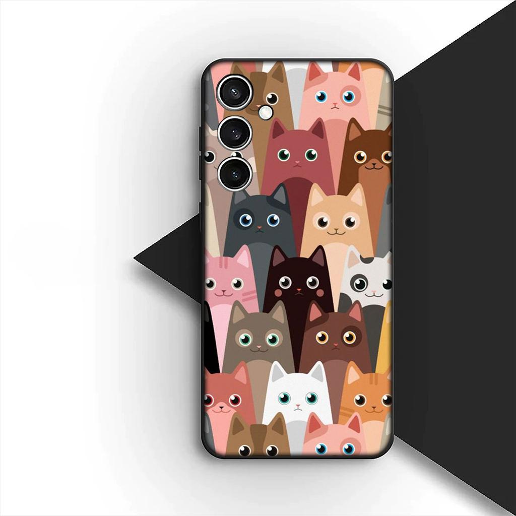 Eyes Cat Meow Kitten Paw Phone Case for Apple iPhone 17 Pro XS Max Air 6 7 8 Plus 5 + SE 2022 SE2 16E 8+ Protective Cover