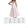 Prom Dress Women Summer Spaghetti Straps Party Gown for Wedding Dating Bride S Black