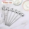 Multi-piece Coffee Stirrer Stainless Steel Long Handle Espresso Spoon Ice Cream Spoon/teaspoon/cocktail Stirring Spoon/soupspoon