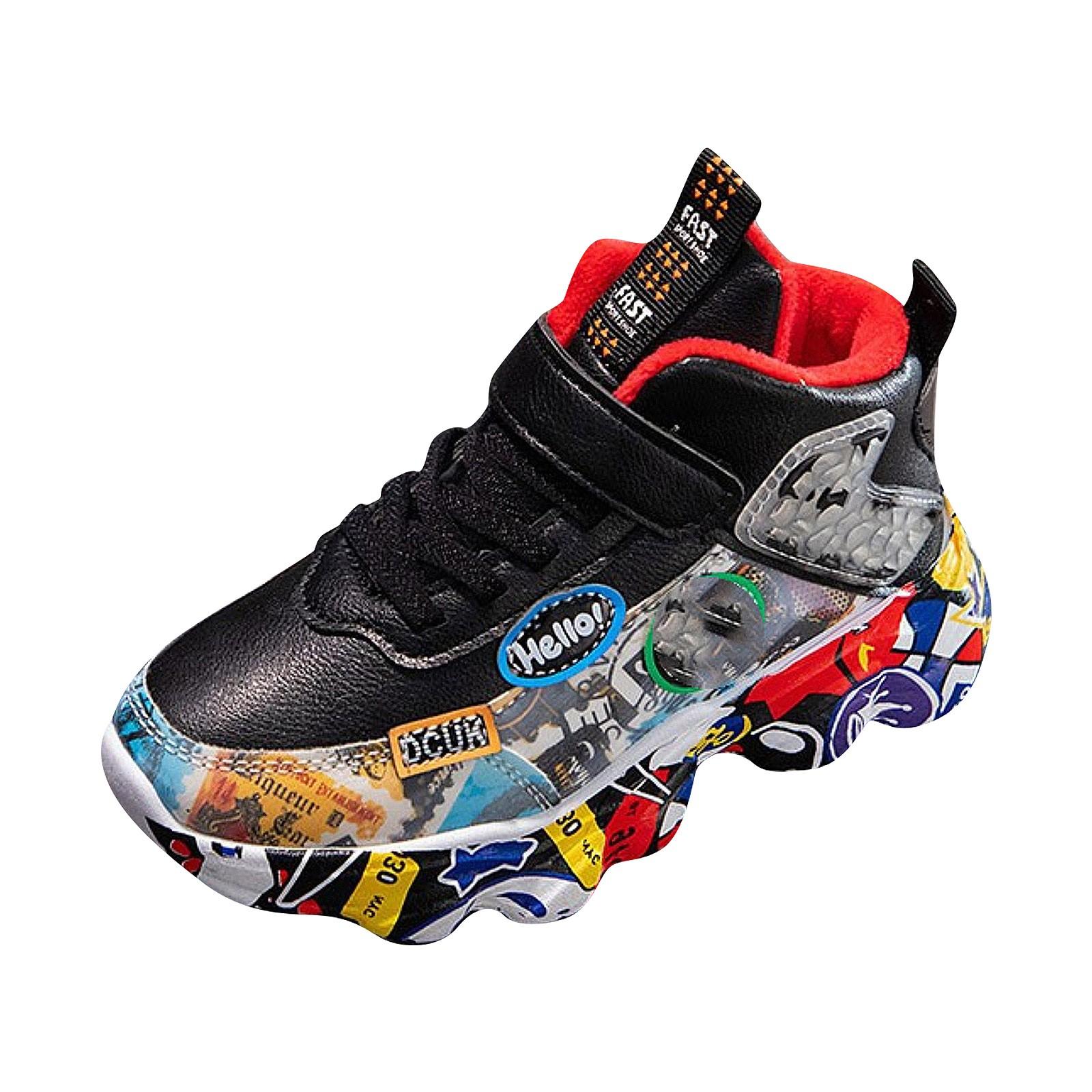 

Детская обувь Осенне-зимняя детская спортивная обувь Кроссовки для бега 26 чёрный