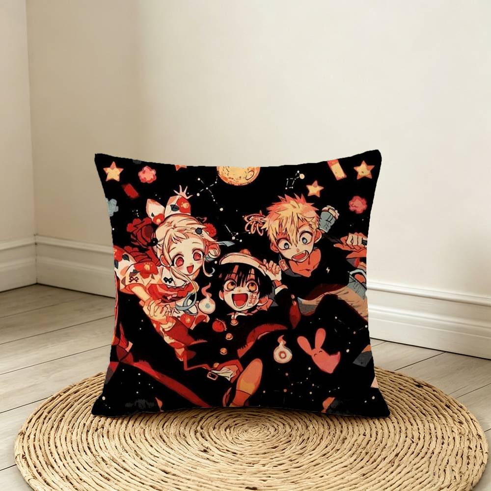 Hanako & Yashiro & Kou Pillow Case Cushion Cover Throw Pillow Case For Car Sofa