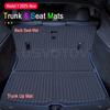 For 2025 2026 Tesla Model Y Juniper Trunk Mats Rear Seat Backrest Cover Protective Pad Frunk Cargo Liners Kick Pads Accessories