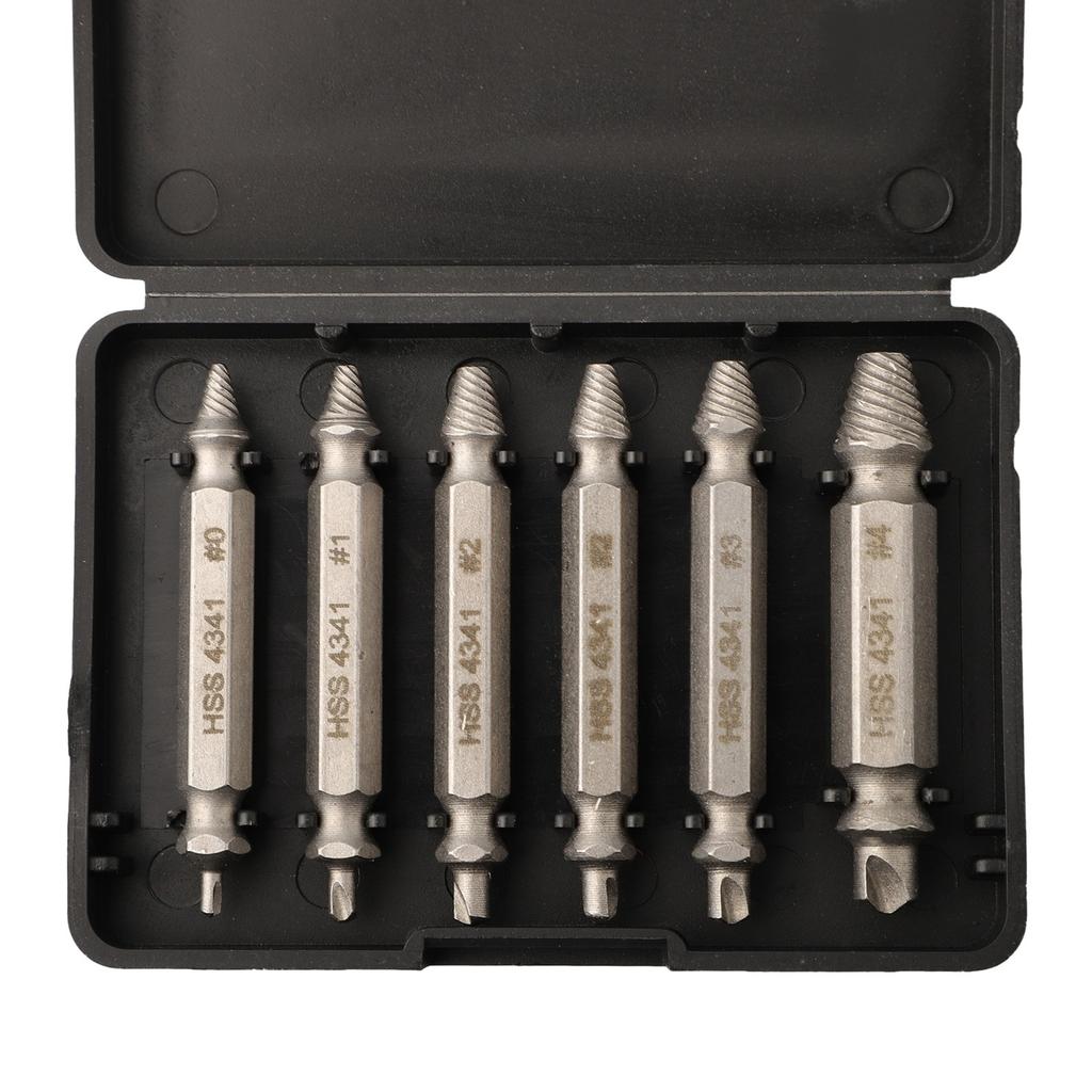 Damaged Screw Extractor Set Woodworkers Mechanics Artists Hobbyists Quality