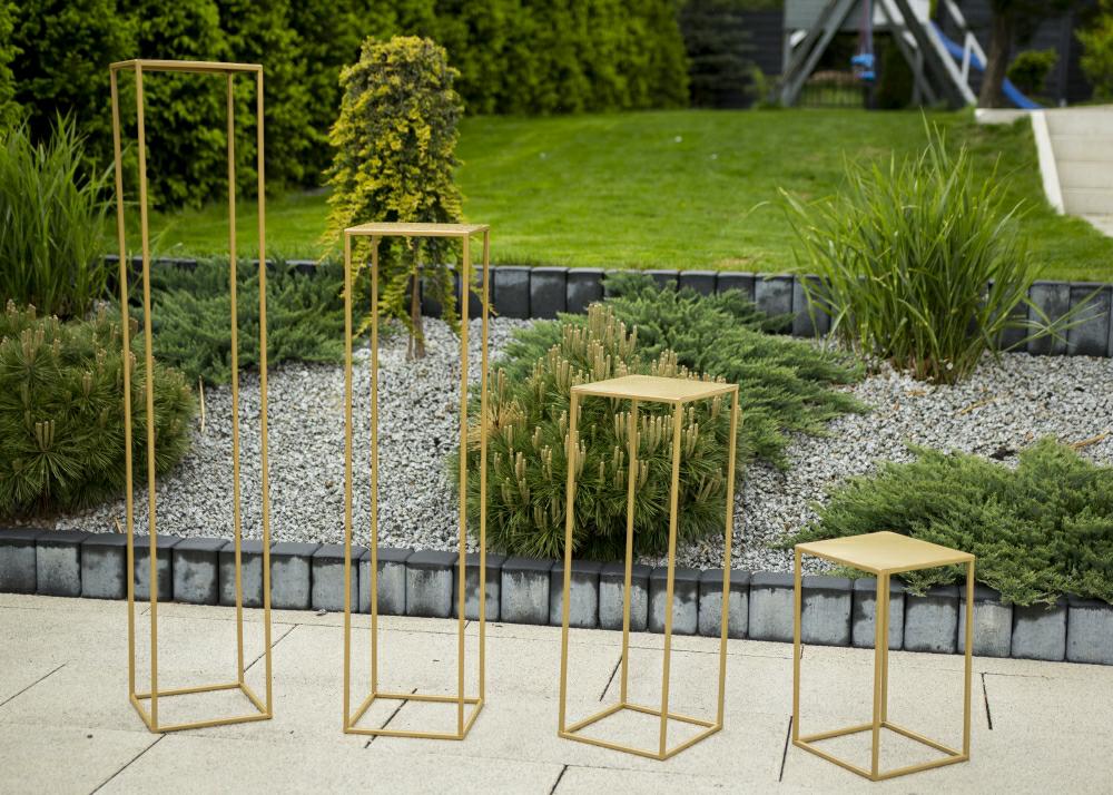 Golden Modern Floor Flower Stand 100 Cm