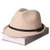 Elegant top hat Merino wool crimped warm winter hat fashionable versatile retro woolen basin hat British