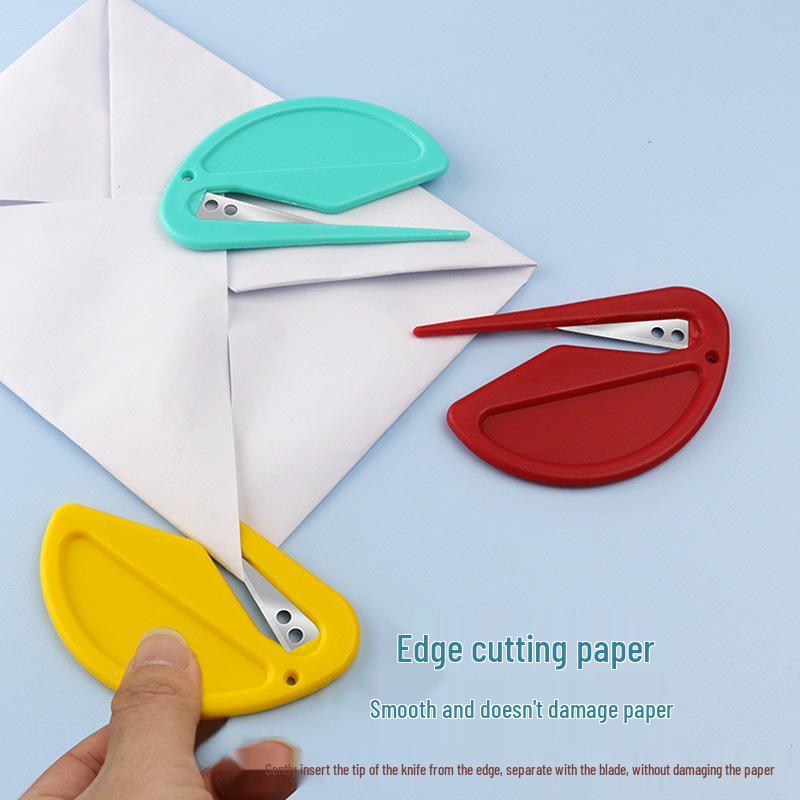 Plastic Mini Letter & Envelope Opener, Paper & Rope Cutter, Craft & Leather Knife, Wire & Blade Tool.