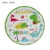 Cartoon Dinosaur Theme Cake Toppers Cute Dino Balloon Decorations Banner Tableware Set Birthday Party Supplies Baby Shower Favor