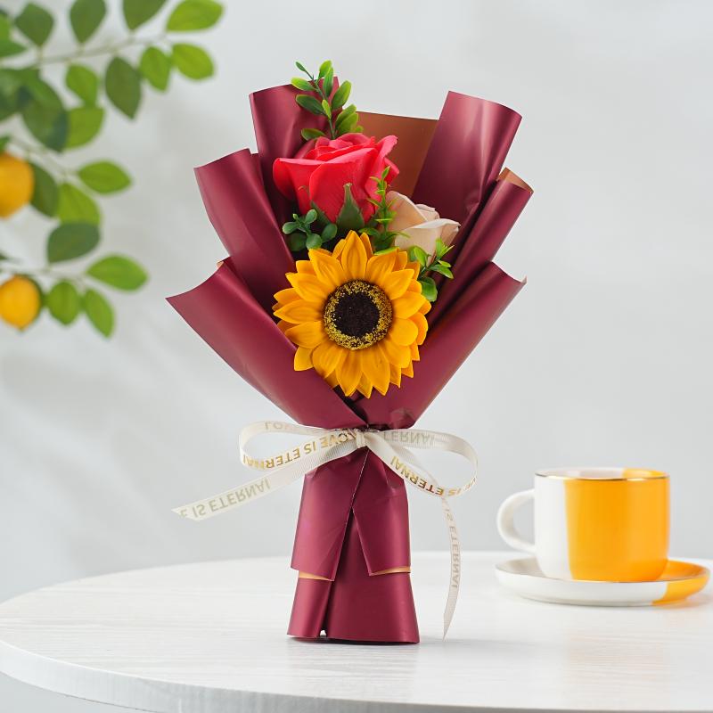 Scented Soap Rose Bouquet: Perfect Gift for Mother's Day, Valentine's, Birthdays - Ideal for Girlfriends, Moms, Besties, Teachers.