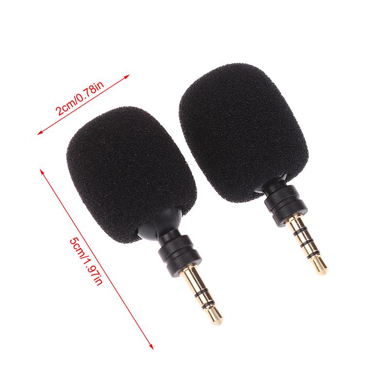HOT! Portable Mini Microphone Mic 3.5MM Aux Mono / Stereo / 4 Pole Metal Capacitance Microphone For Laptop PC Smartphone