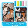 5/6 silicone bottle caps for travel essentials accessories, leak-proof elastic caps, suitable for travel-sized bottles of toilet