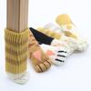 4Pcs Cat Paw Chair Leg Cover Knitting Furniture Feet Cover Floor Protectors Non-Slip No Scratch Noise Reduction Hardwood Floors Furniture Booties