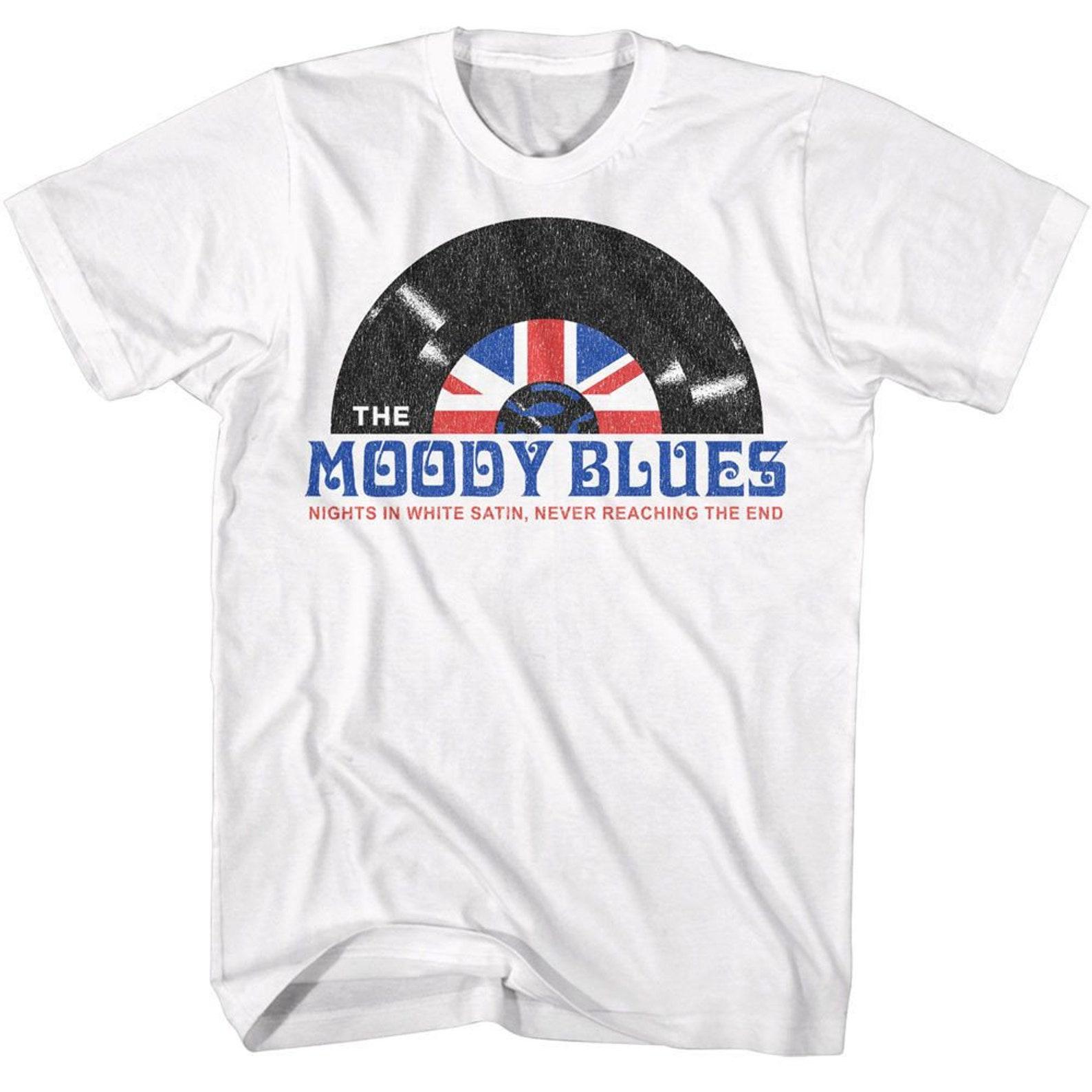 Moody Blues Nights In White Satin White Adult T-Shirt 2XL