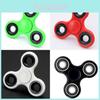 Tri Fidget Hand Spinner Triangle Brass Metal Colorful Finger Toy For Focus And Stress Relief