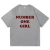 Rosé New Album Number One Girl Same T Shirt Menwomen Clothing Harajuku Tops Y2k High Quality Suitable For Both Men And Women