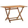 Day and Night - Day and Night Folding Garden Table Solid Acacia Wood 120x70x75 Cm