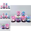 Stitch Pvc Figurine Collectible Toy With Assembly For Couple Gift