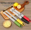 Stainless Steel Grater for Cheese, Vegetables, Fruit, & Lemon Zest