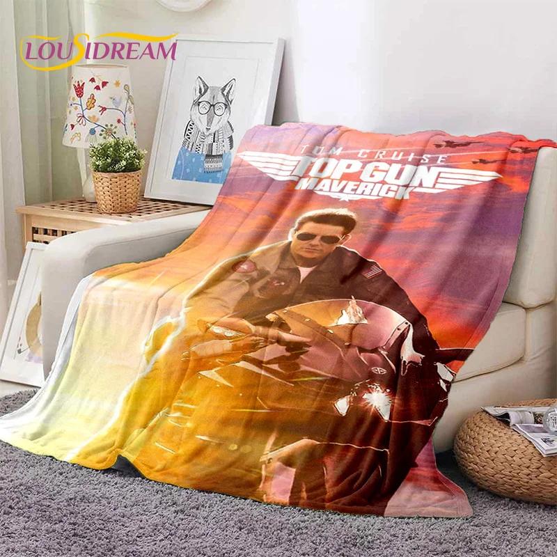 Top Gun Sign Tom Cruise Fighter Soft Flannel Blankets,Throw Blanket Comfortable Blanket for Picnic Beds Sofa Home Bedroom Gifts