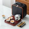 Ceramic Kung Fu Impression Panda Travel Tea Set Business Enterprise Company Merchandise Festival Creative High-end Gifts