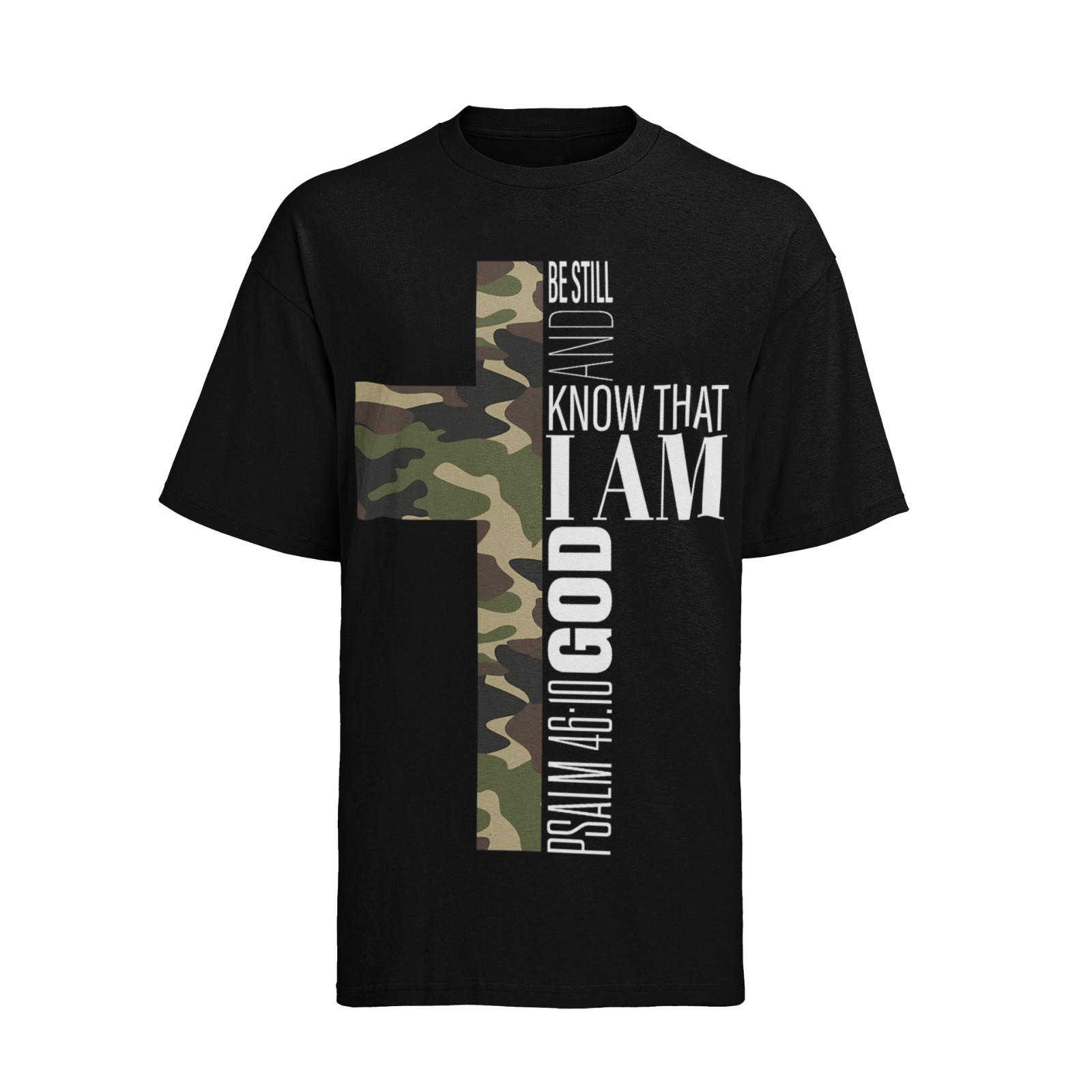

Be Still Know God Christian Bible Jesus Men s T-Shirt Mens Womens Tees Top S-XXXL L