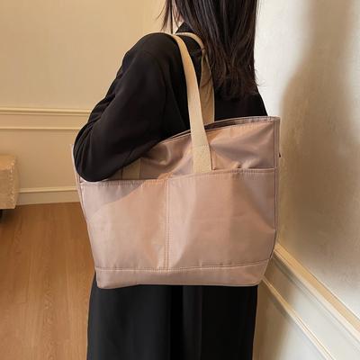 Pendler-Tragetasche mit großem Fassungsvermögen Damen-Schultertasche Reise-Handtasche Reisetasche Nylontasche