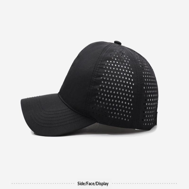 Quick Dry Breathable Baseball Cap With Perforated Mesh Uv Protection Perfect For Running Hiking Outdoor Sports