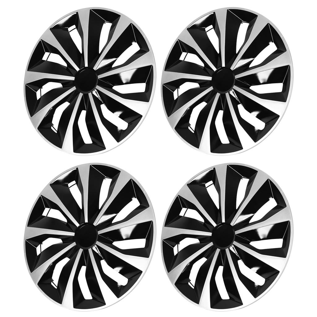 4pcs Hubcap 15 Inch Hubcaps Wheel Covers Replacement for Fiat 500 and Most Cars