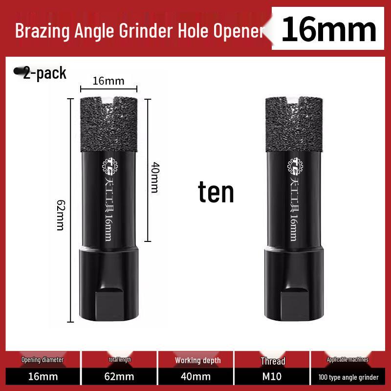 Tiangong Multi-Material Dry Drill Bit for Angle Grinders (Tile, Marble, Glass)