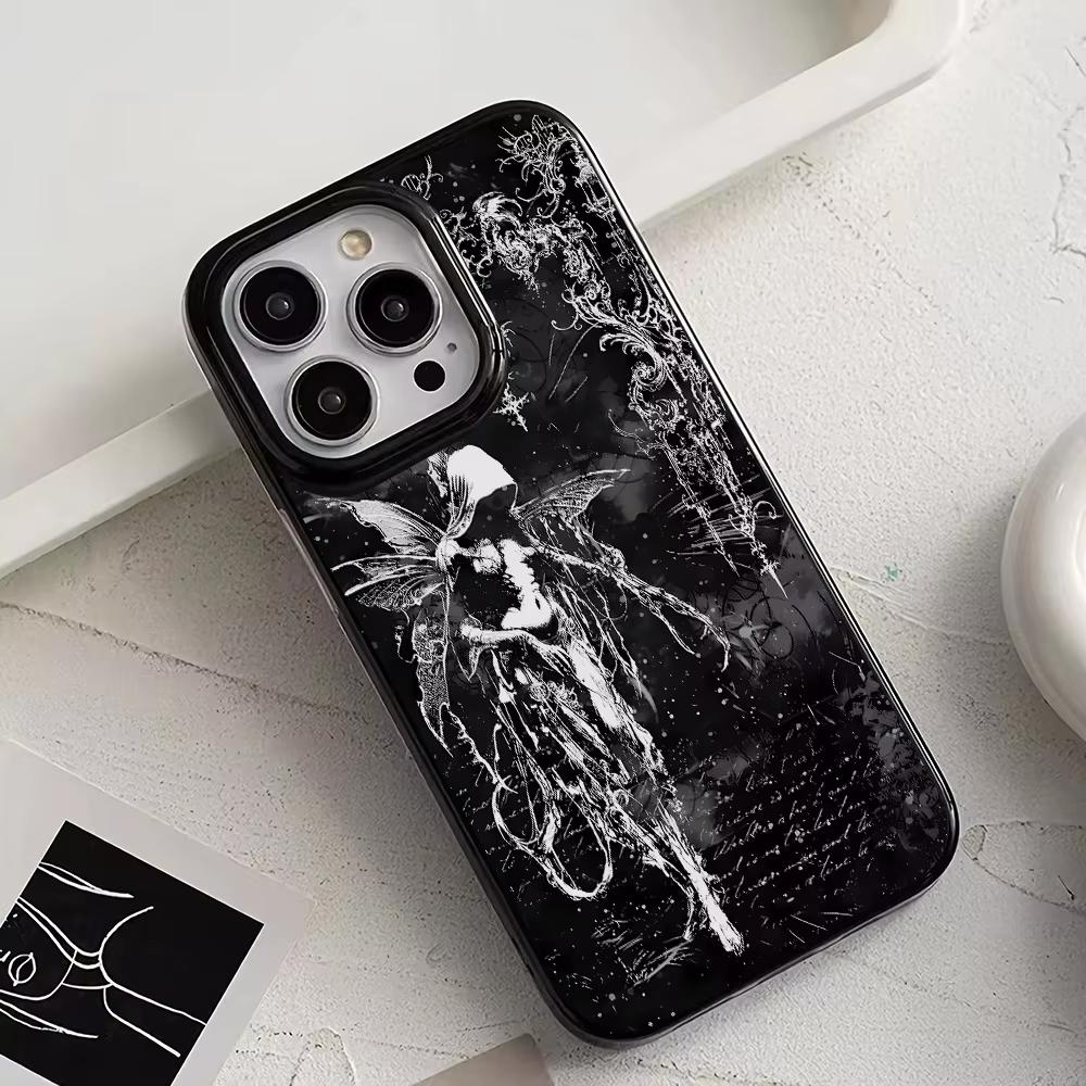 Custodia per Telefono Scultura Ragazza Gotica per Xiaomi Redmi Note 14 13 12 11 Pro Plus 4G 5G 11S 14C 13C 9T 9A 9C 4A A1 A2 POCO C65 Cover