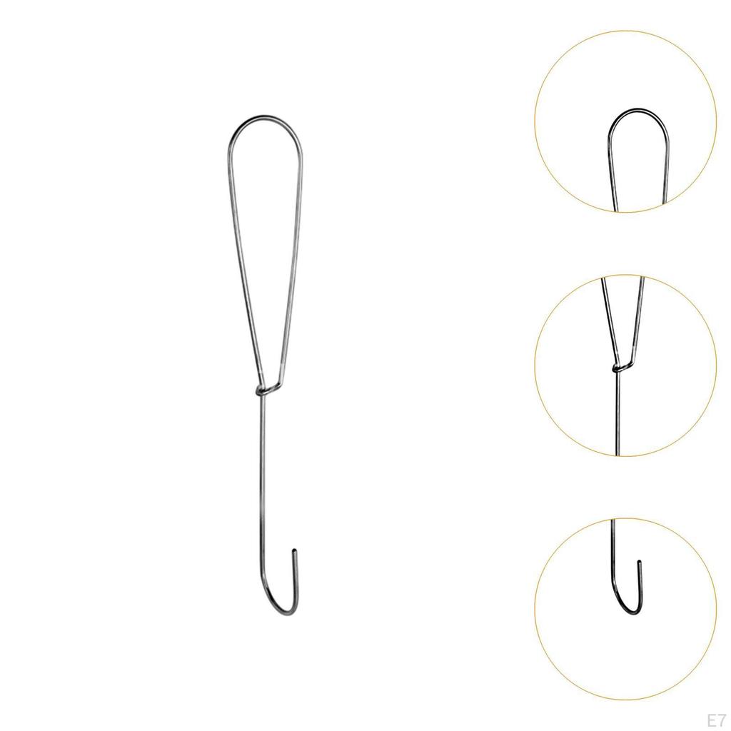 12 kusů závěsných háčků pro věšáky na oblečení, kovový design, úložný prostor na papír