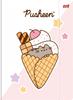 Bambino Cat Kitten Drawing Folder A4 with Eraser Pusheen 1 Piece