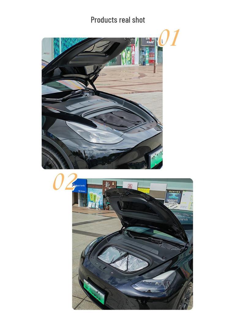 Tesla MY/3 Front Trunk Insulation Bag - Waterproof Outdoor Food Storage & Car Travel Organizer