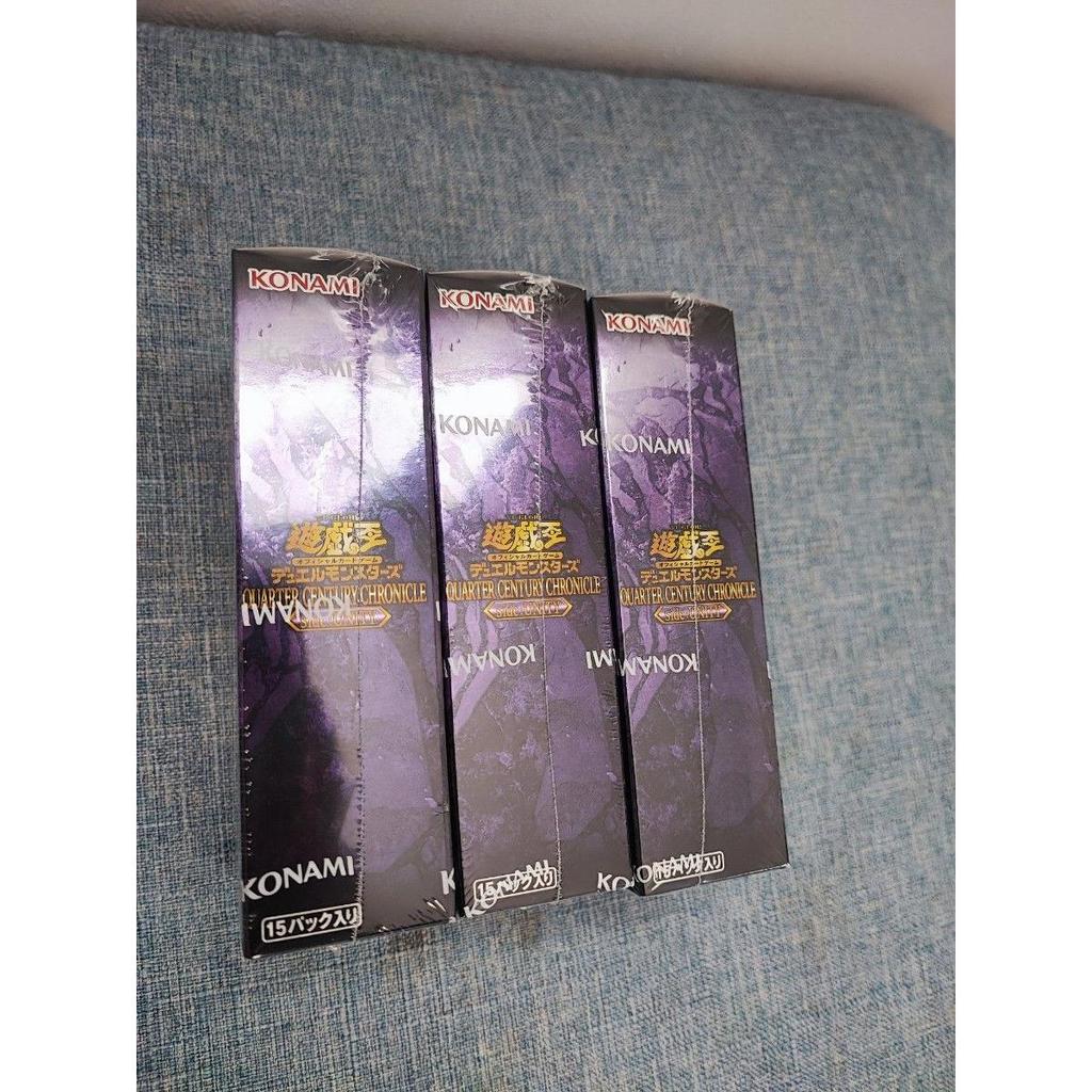 Used Yu-Gi-Oh! OCG QUARTER CENTURY CHRONICLE side:UNITY 3BOX with Shrink