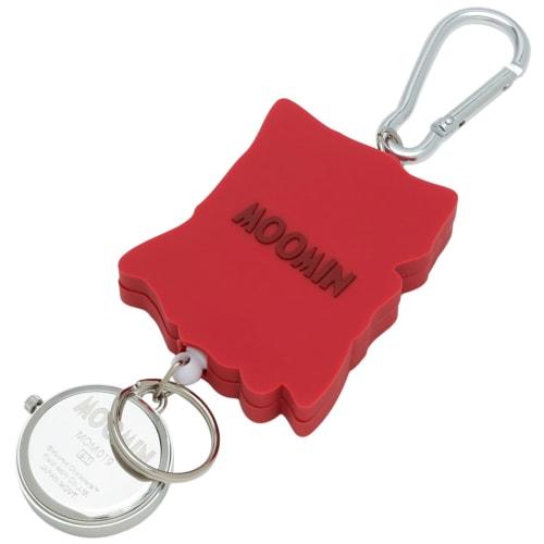 Perfect World Women's Analog Pocket Watch with Moomin Rubber Reel, KC G, Red, MOM019-1