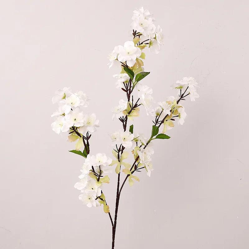 4 Stück Künstliche Kirschblütenzweige Blume für Vasenfüller Langer Stiel Heim Hochzeitsparty Tischdekoration