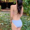 Women's Sexy Spaghetti Strap Split Swimsuit - Body-hugging Belly Covering Resort Wear