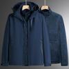 Outdoor Maple Leaf 3-in-1 Jacket: Detachable Camouflage Set with Fleece Lining, Waterproof, Ideal for Live Streaming Sales