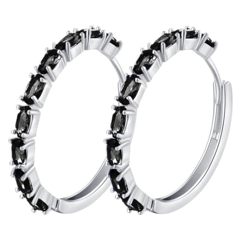 European & American Fashion Zircon Ear Cuffs: Versatile, Stylish Egg-Shaped Earrings for Women’s Street Style