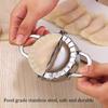 Stainless Steel Dumpling Mold Set Household Filled Pasta Press 15 X 9.5 Cm Silver