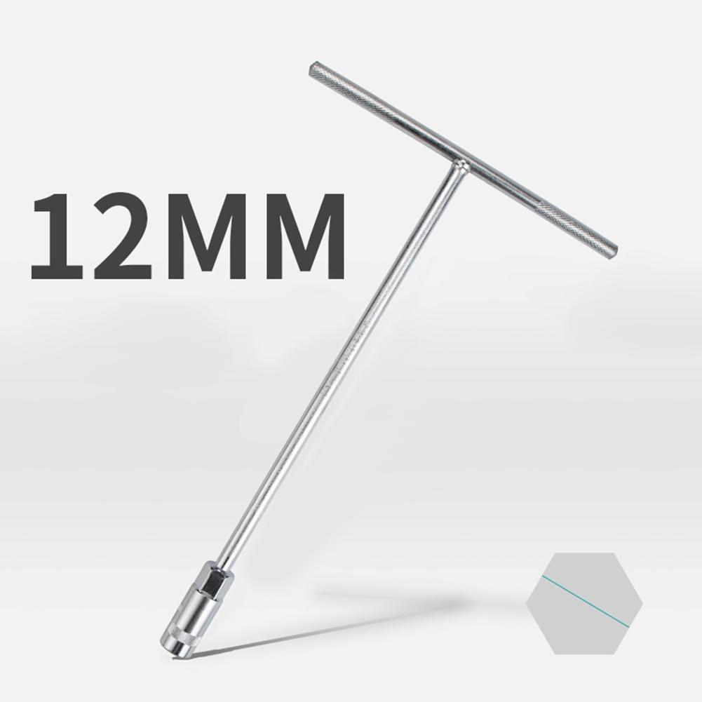 5pcs T Handle Socket Wrench Hexagon Spanner 8-14mm Socket Wrench Tool For Bike Motorcycle Manual T-shaped Socket Spanner