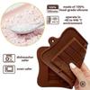 Chocolate Bar Molds Silicone Bars Making Fondant Coffee Mould BPA Free Easy Release Non-Stick for Protein Energy Handmade Gifts