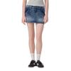 Yescci American vintage Cargo Denim Straight Skirt