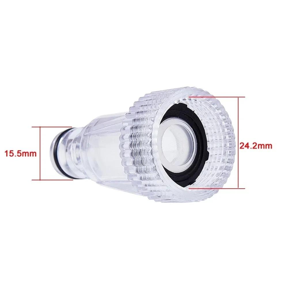 Bilvättadapter Högtryckstvätt Vattenfilter Biltvättmaskin Vattenkoppling Set Slang Rörkoppling